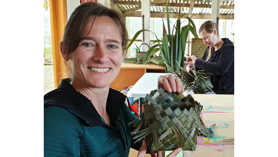 Intro to Harakeke making a wonderful basket