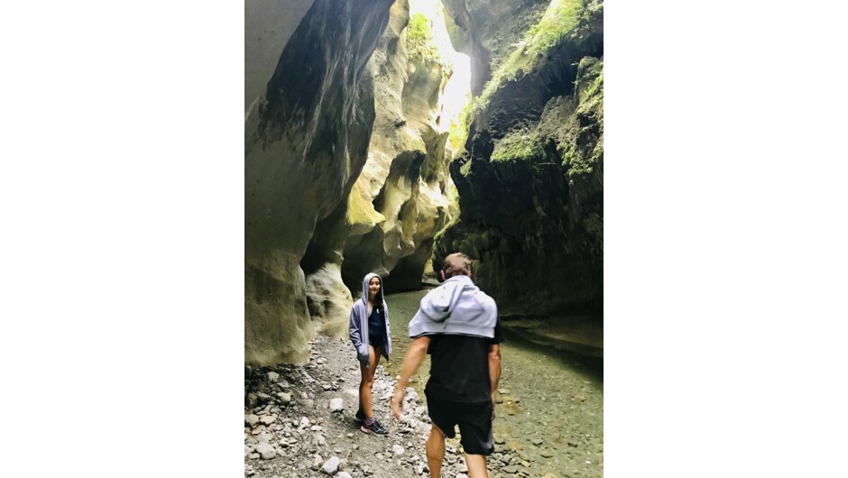 Walking at the Patuna Chasm