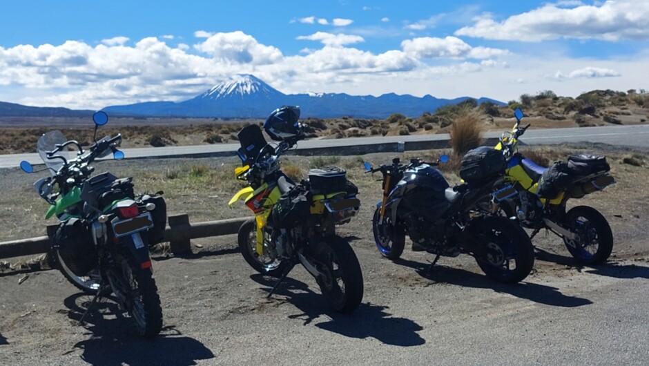 Exploring the Desert Road, in the Central North Island