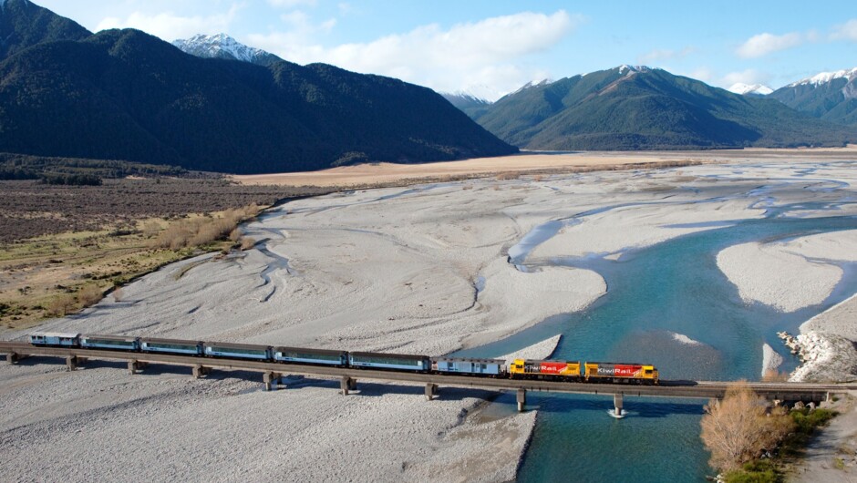 TranzAlpine Train journey - included activity.