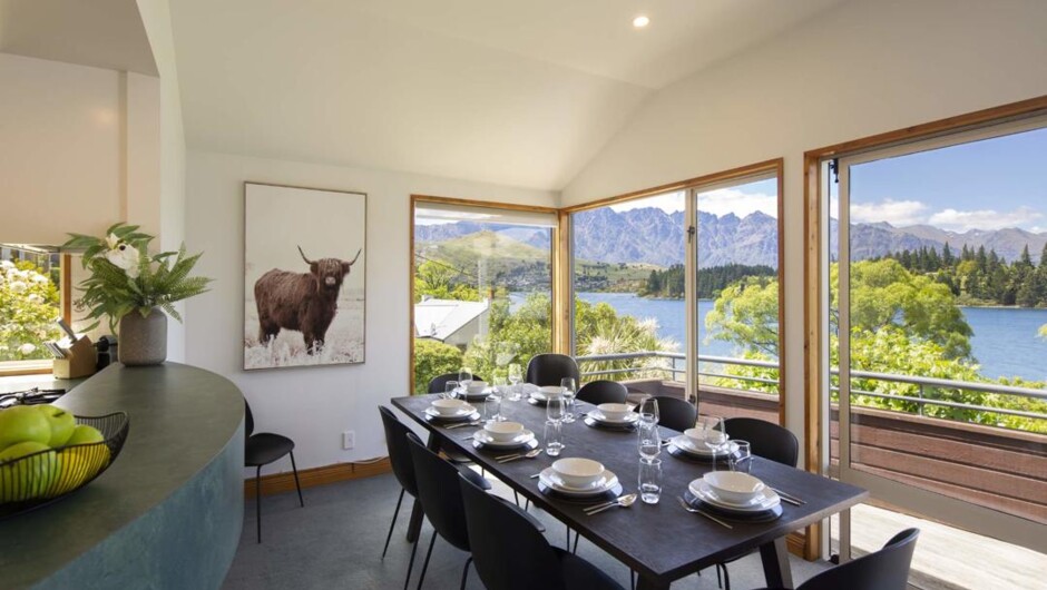 The views here are truly magnificent encompassing all of Queenstown’s iconic landmarks – The Remarkables, Cecil Peak, Walter Peak, and the surrounding mountains.