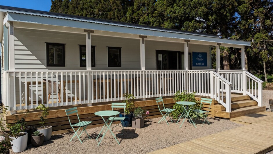 Matahui Distillery Flavour Lab, where you will distil your own gin.