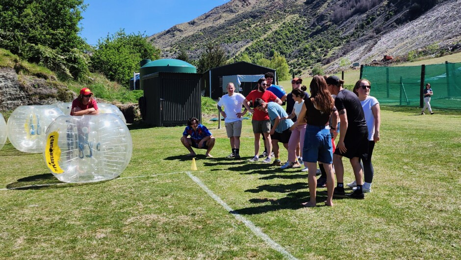 Bubble Soccer safety briefing