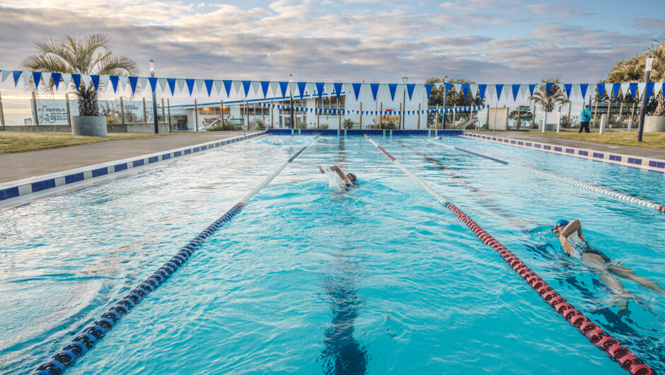 If you're looking for a pool to swim laps or for fitness, our 25 metre, 4 lane Lap Pool is the perfect choice. With a sloping depth from 0.9 metres to 2 metres, this heated pool is maintained at 26-28 degrees, ensuring comfortable swimming year-round.