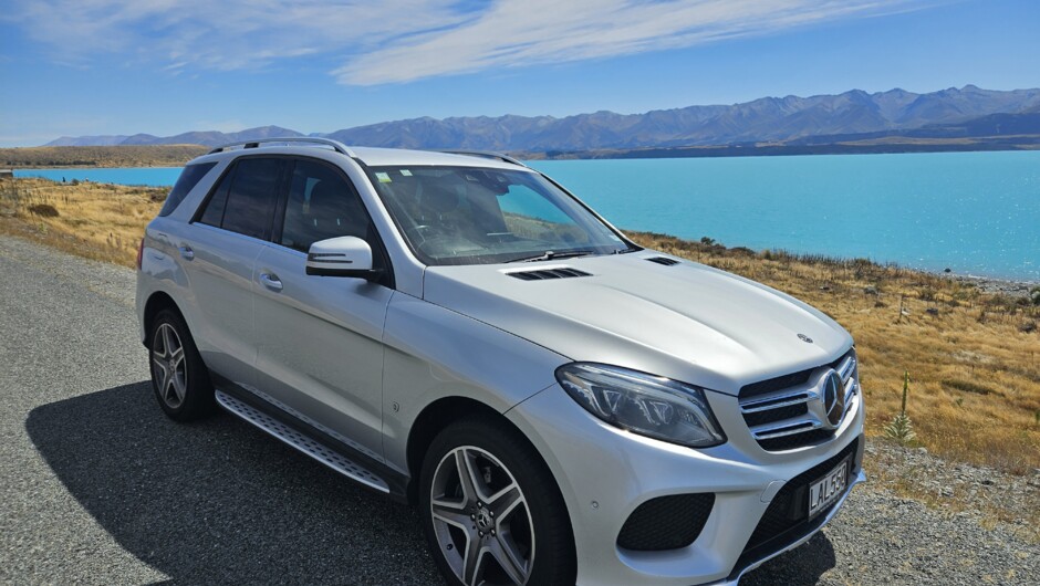 Luxury Mercedes SUV. Ideal for couples touring Wanaka & Aoraki Mount Cook