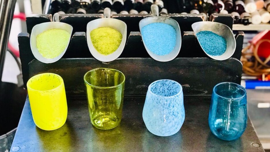 Make your own glass cup.