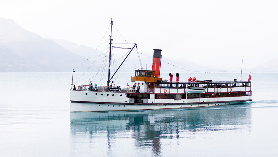 Includes a scenic cruise onboard the vintage TSS Earnslaw to the farm