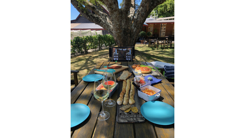 Enjoy a relaxing lunch at a winery