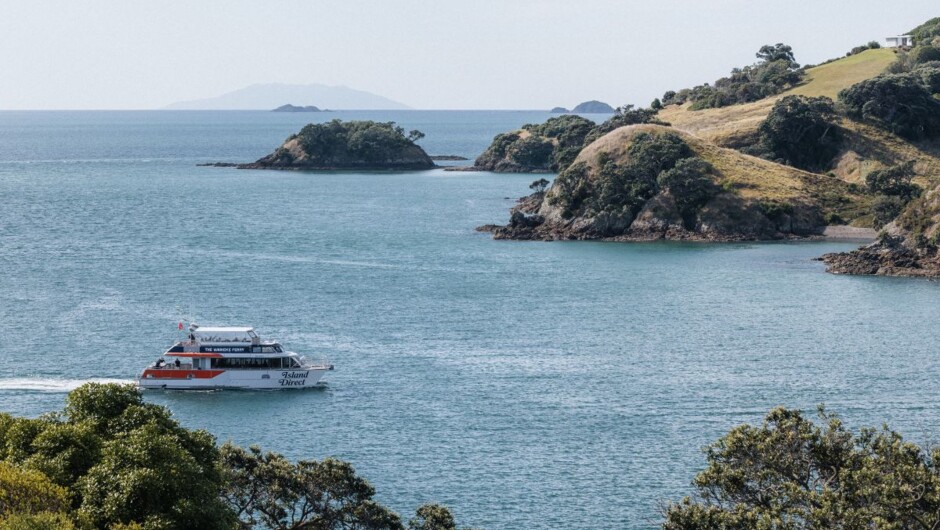 Island Direct – The Waiheke Ferry – Heading into Matiatia, Waiheke Island