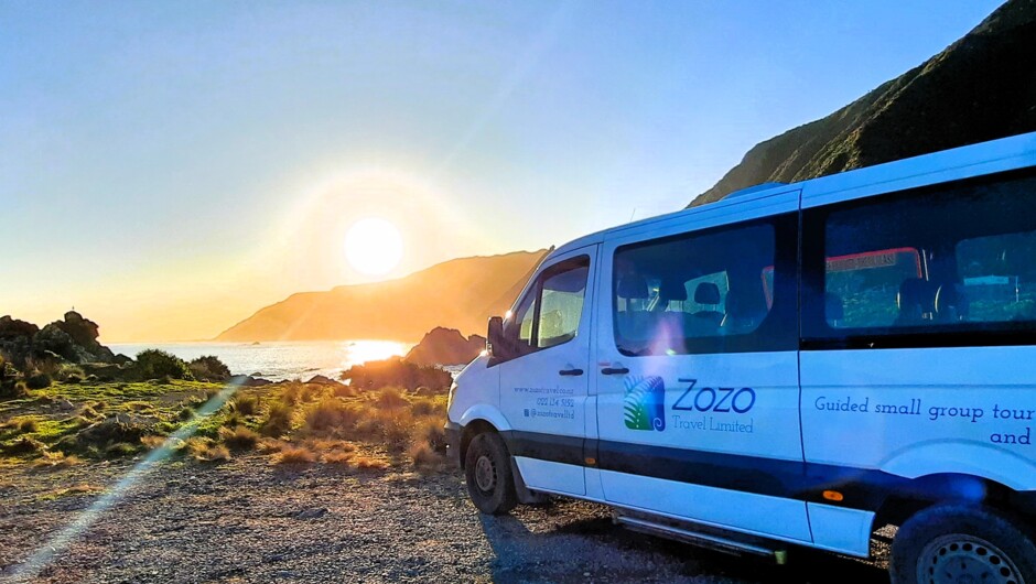 Zozo Travel van at Cape Palliser