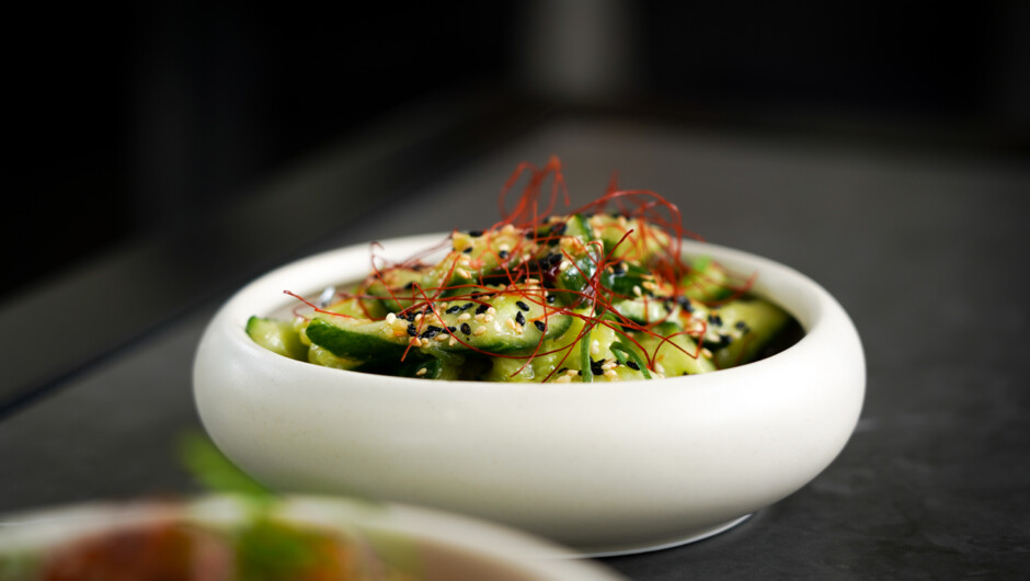 Smashed Cucumber Salad