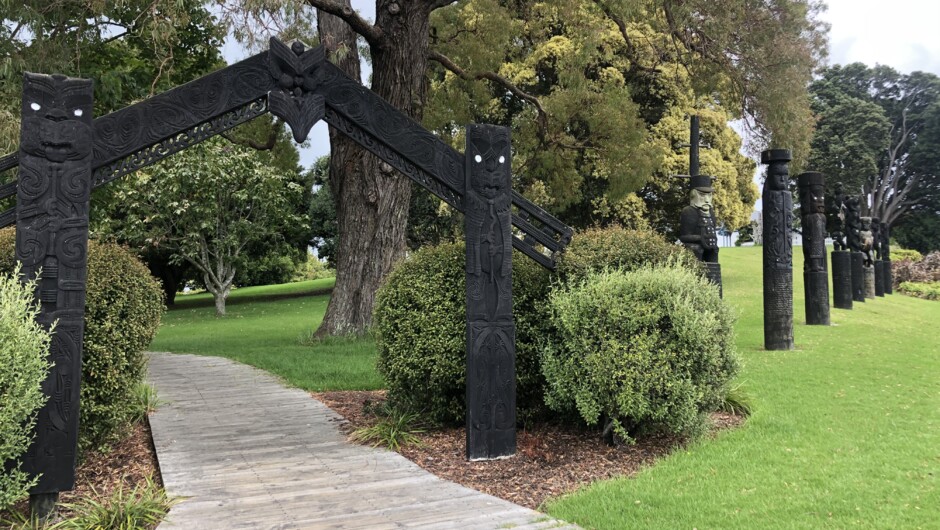 Entrance to Pukehinahina pā (Gate Pā)