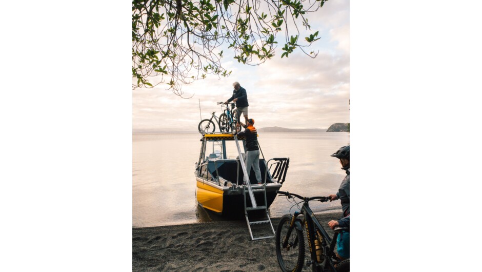 Bike pick up from Waihora Bay