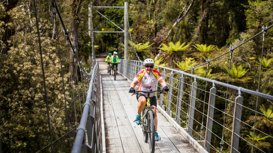 Riding the West Coast Wilderness Cycle Trail