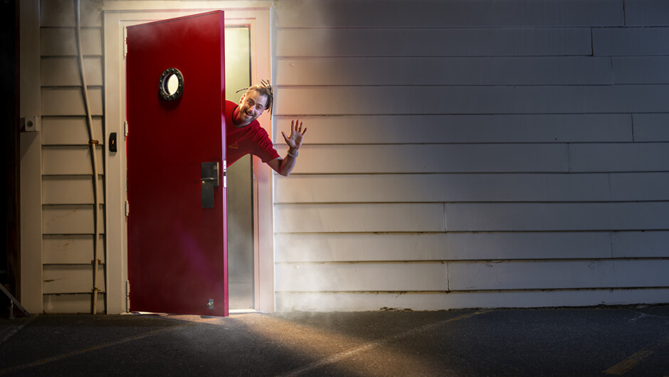 Discover what's behind the red door?