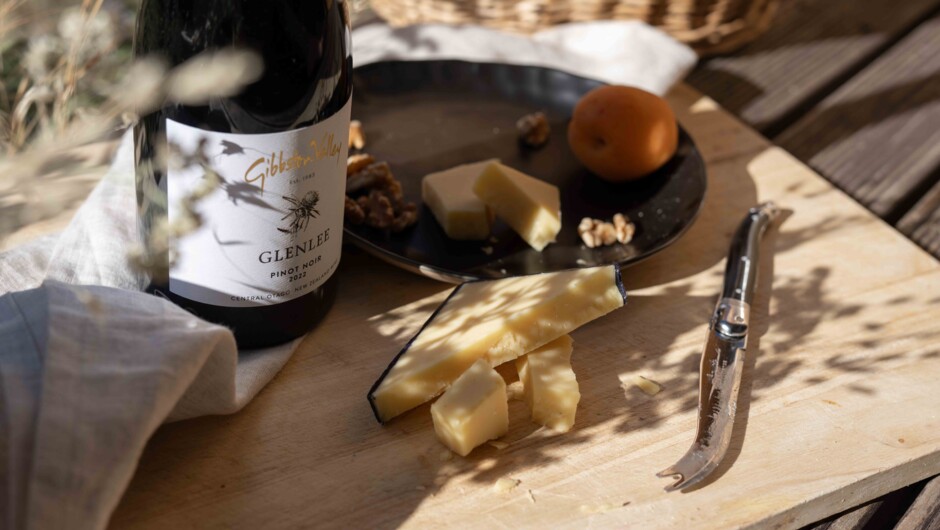 Our Glenlee Pinot Noir paired with Whitestone's Totara Tasty.