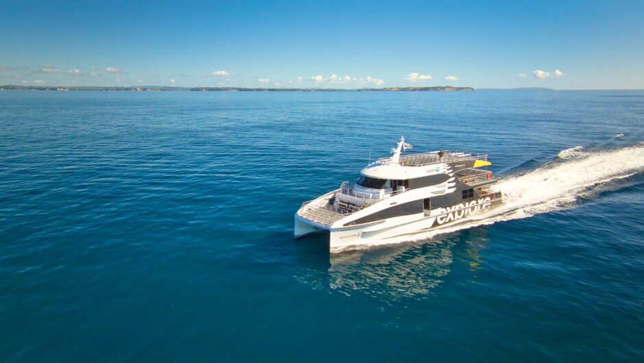 Tuhi-rapa cruising through the Hauraki Gulf