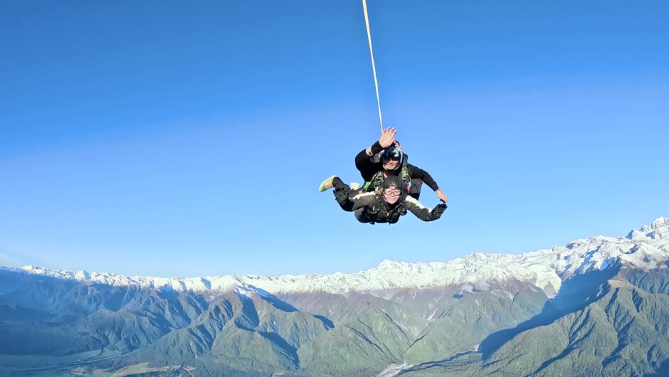 Helicopter Skydive - Views of New Zealand's Glacier country