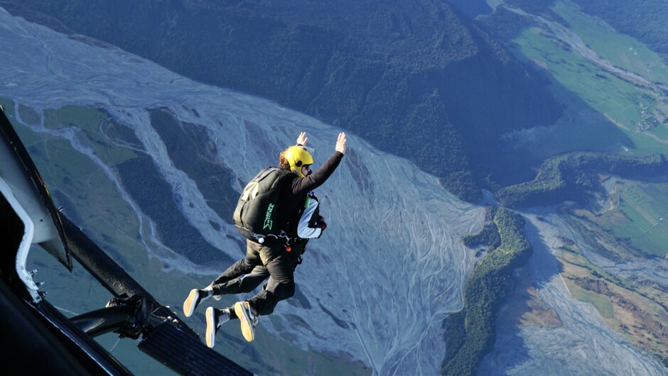 Helicopter Skydive - Franz & Fox Glacier