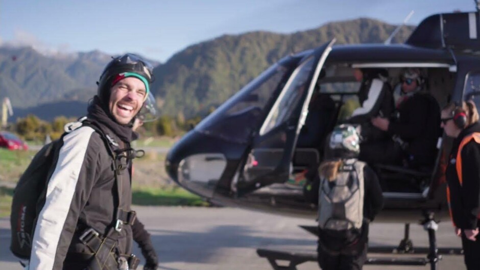 10,000 ft. Tandem Helicopter Skydive - Skydive Franz Josef, New Zealand