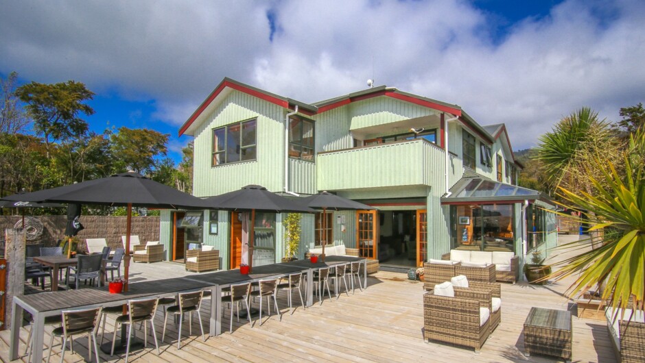 Torrent Bay Lodge, Abel Tasman Coast Track.