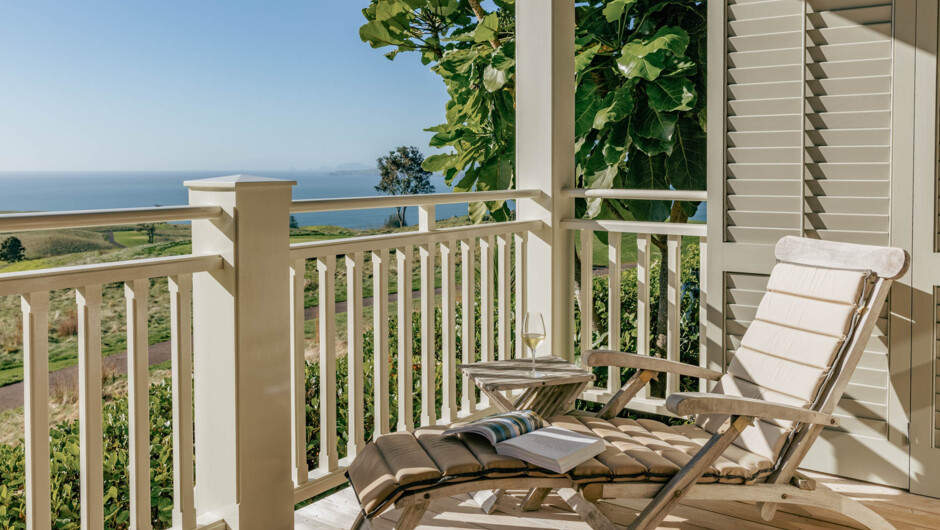 Rosewood Kauri Cliffs Grand Ocean View Junior Suite Balcony