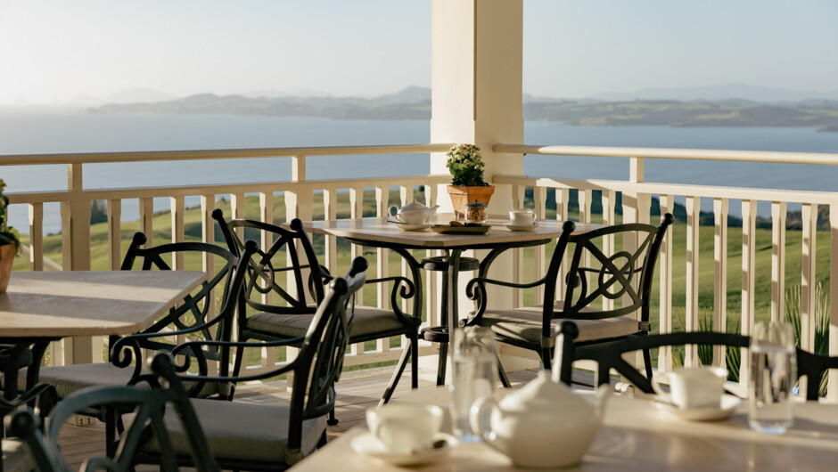 Balcony Dining with Ocean Views