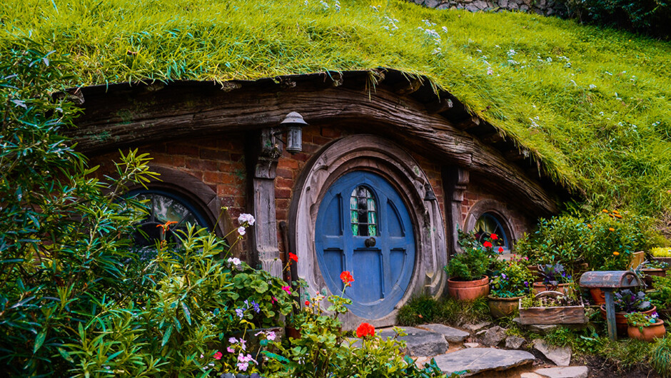 Guests enjoy an enchanting private visit to the famed Hobbiton movie location.