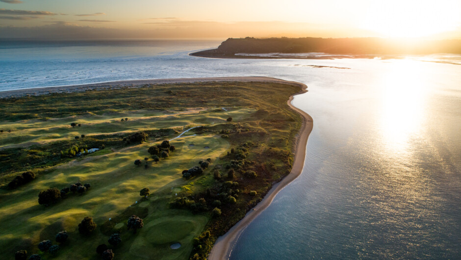 Ōhope Beach Golf Links aerial