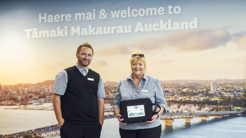 Meet and Greet at Auckland Aiport with our professional drivers