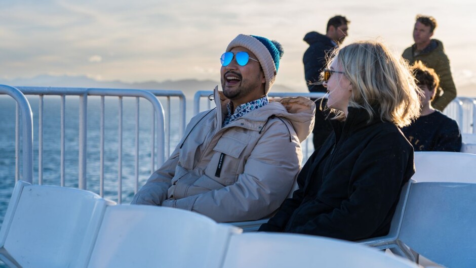 Top deck on the Kaitaki