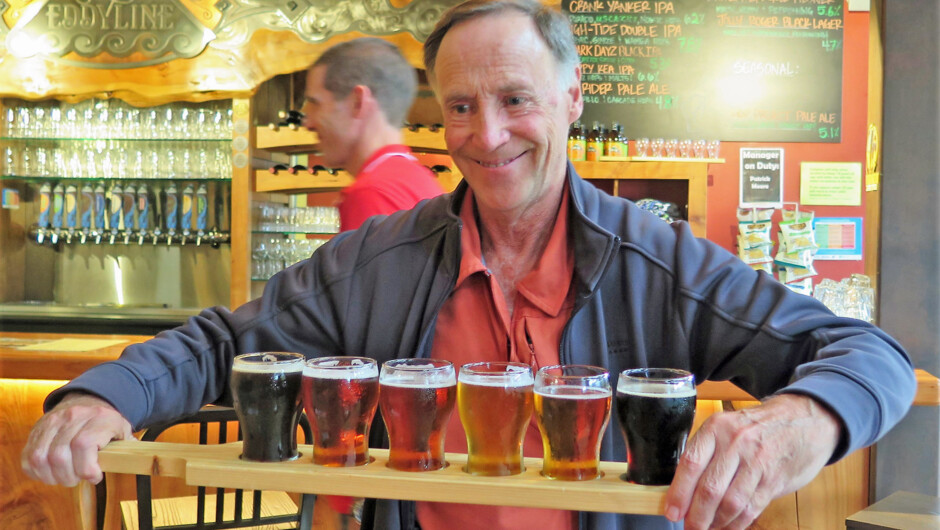 Beer Tasting at the Eddy Line