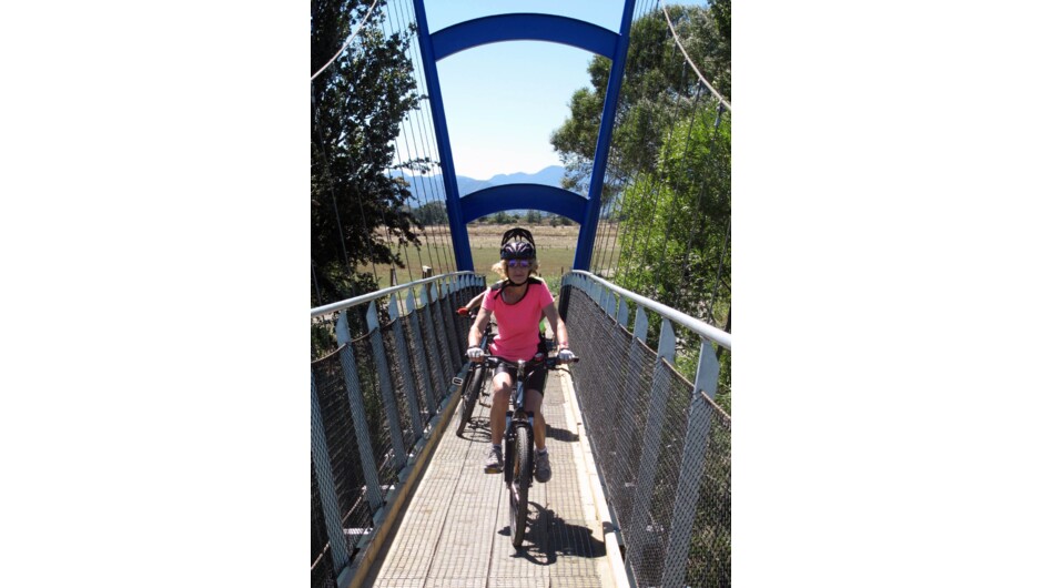 Crossing Waimea Bridge