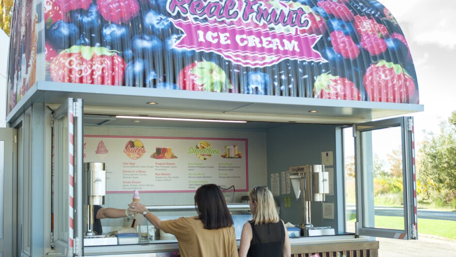 Jackson Orchards  Real Fruit Ice Cream Kiosk