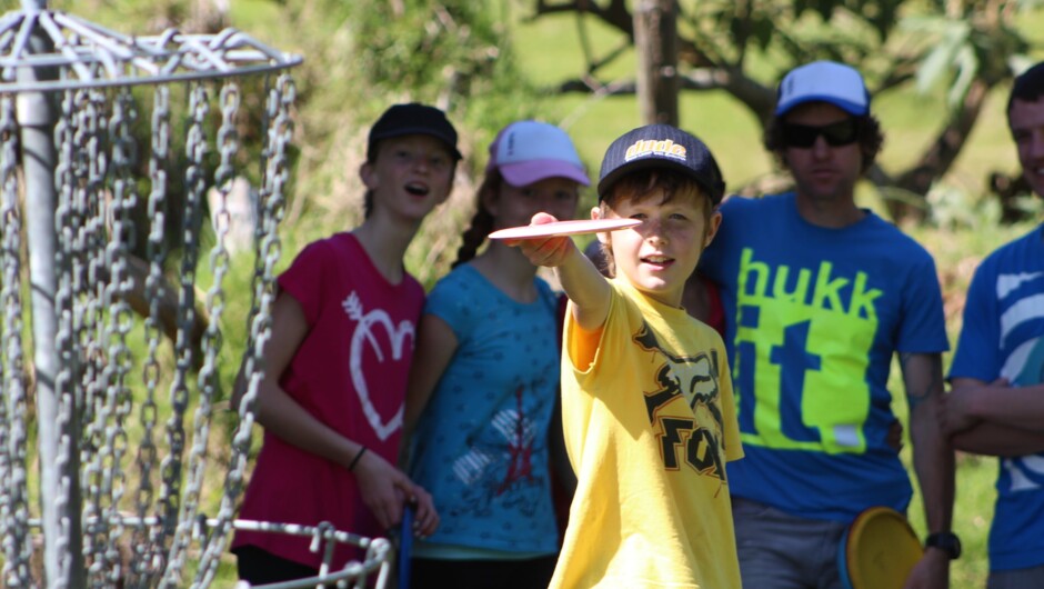 Family Friendly Fun Playing Disc Golf in Nelson Tasman