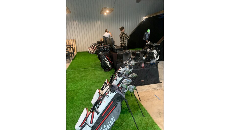 We had Titleist bring every possible option of club, driver, and putter that they make for their GT Driver custom fitting day.