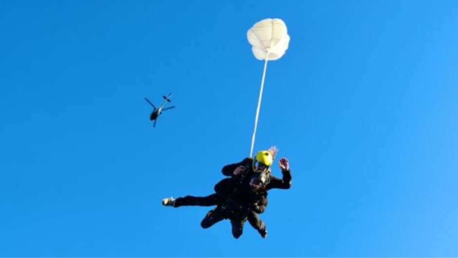 Helicopter Skydive - bucket list complete.