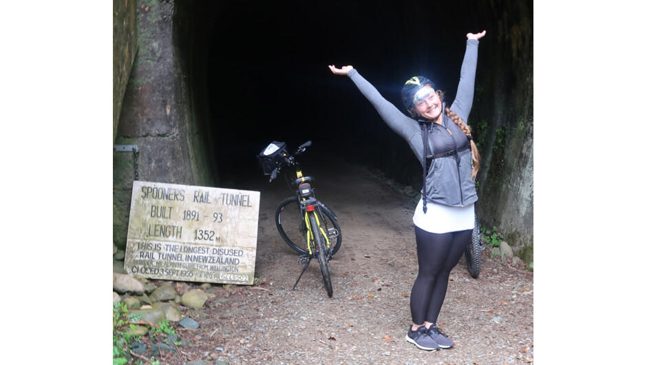 Excitement mounts at Spooners Tunnel entrance