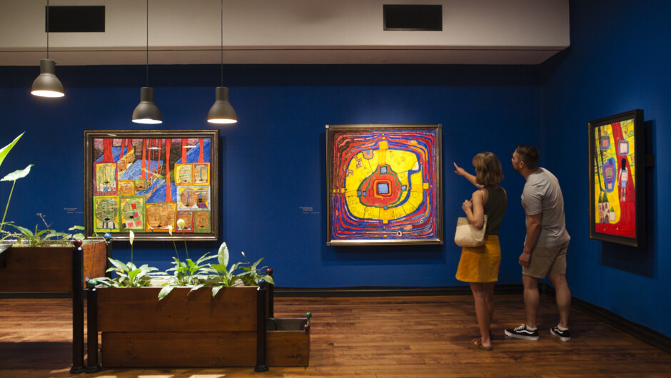 Hundertwasser in New Zealand Exhibition