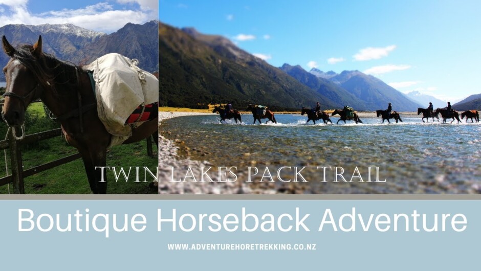 Twin Lakes Pure Kiwi Adventure 9 days (8days riding/8 nights) horseback holiday NZ South Island