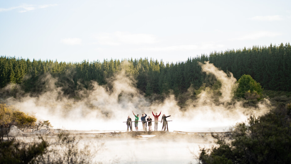 Embark on a guided journey through Hell’s Gate, where ancient geothermal wonders and rich cultural history come to life in Rotorua’s most active thermal reserve.