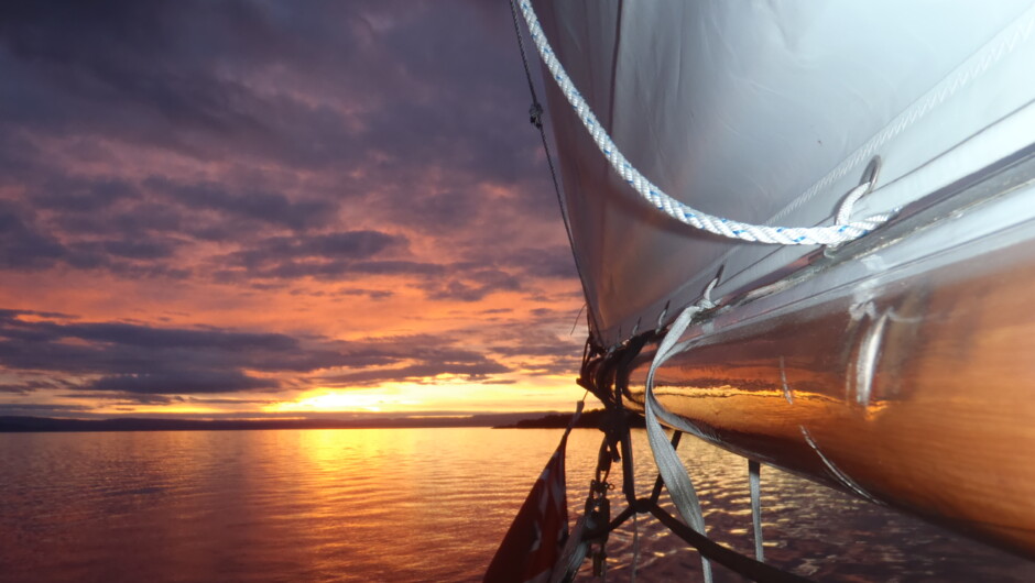 Sunset sailing