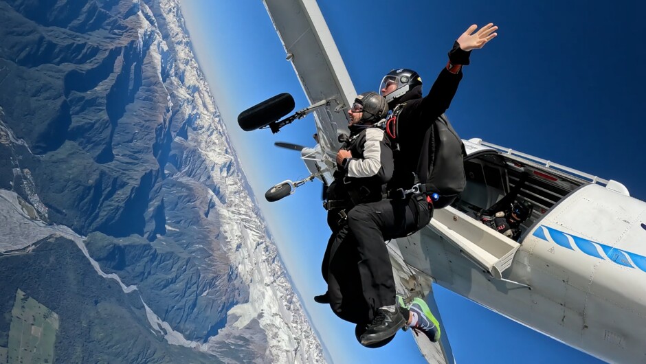 Skydiving over Aoraki/Mt Cook is a bucket-list dream