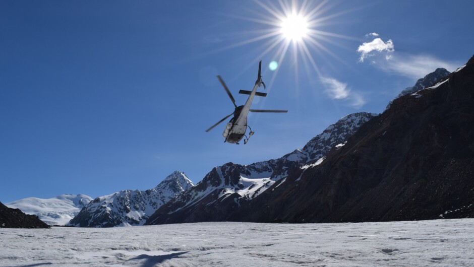 From helicopter to glacier to a one-of-a-kind picnic experience