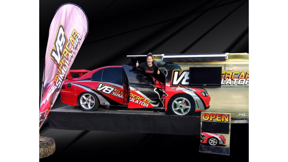 V8 Supercar Simulator - Our full-size, full-motion racing simulator.