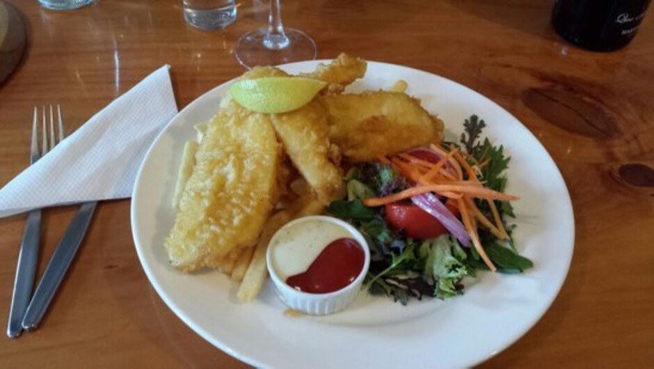 Lake Ferry Hotel Fish n Chips