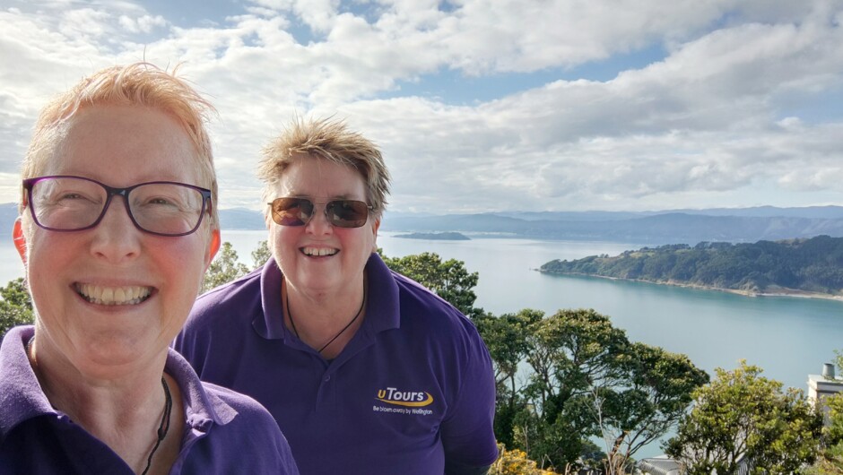 Your tour guides and owners of uTours Wellington, Suzee & Jo.