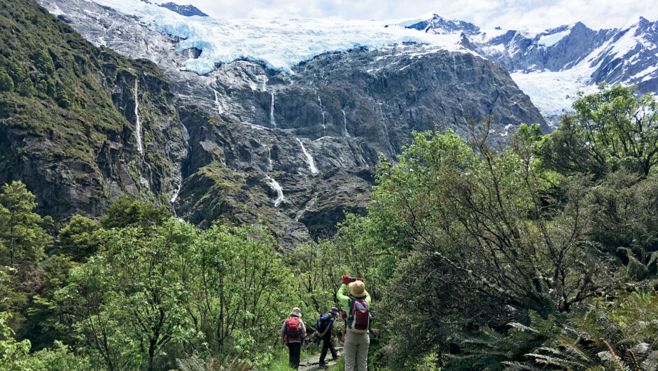 Up close view of Rob Roy Glacier