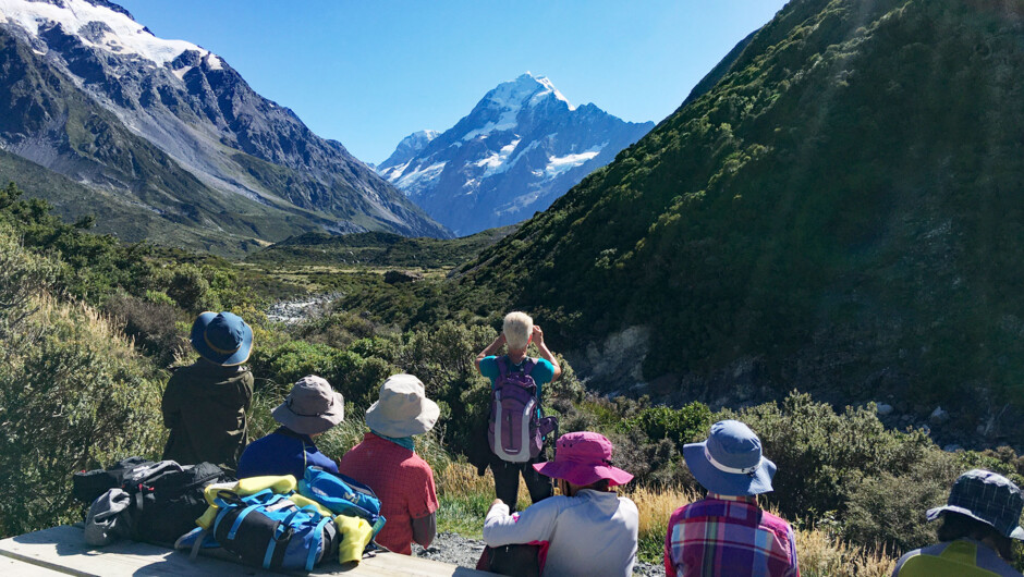 View of Aoraki/Mt Cook: Hooker Valley Track