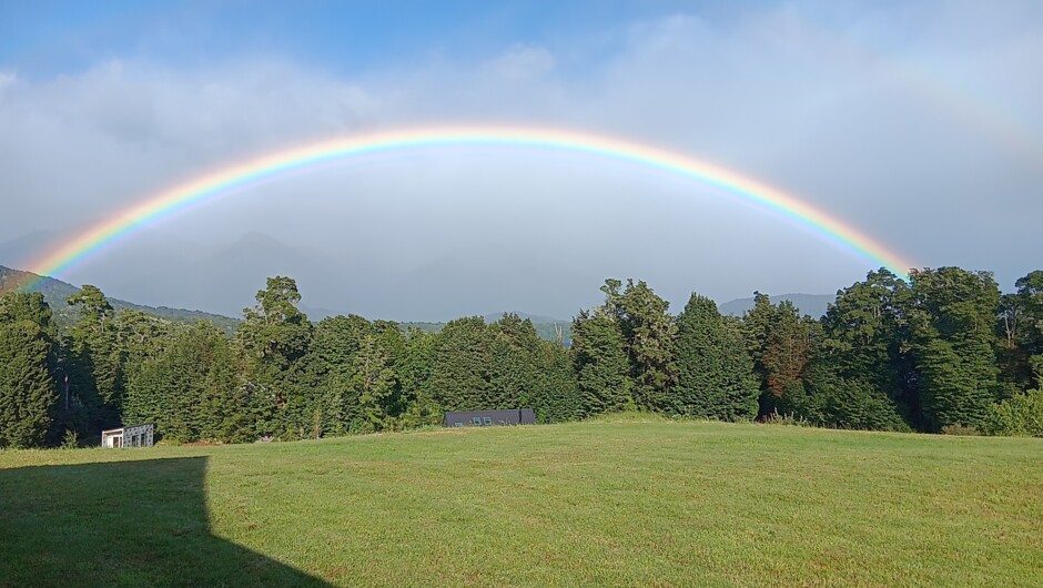 Stunning rainbow views